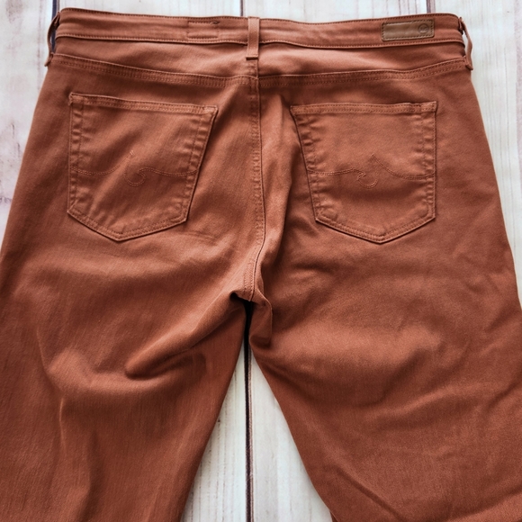 AG Adriano Goldschmied "The Legging Ankle" Super Skinny Orange | Women's Size 31 - Picture 7 of 10